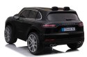 Porsche Cayenne S na akumulator dla dzieci Lakier Czarny + Pilot + Wolny START + EVA + Audio LED