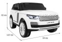 Range Rover HSE 2-osobowe Autko dla dzieci Biały + Pilot + Panel audio + LED