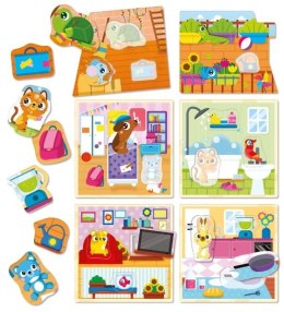 Gra edukacyjna Montessori Baby House Lisciani