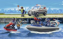 Zestaw z figurkami City Action 71570 Pościg policyjny na wodzie Playmobil