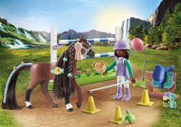 Zestaw z figurkami Horses 71355 Zoe i Blaze z przeszkodami Playmobil