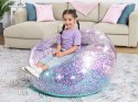 Bestway Brokatowy Fotel dmuchana pufa Glitter Dream 114 x 112 x 66cm 75115