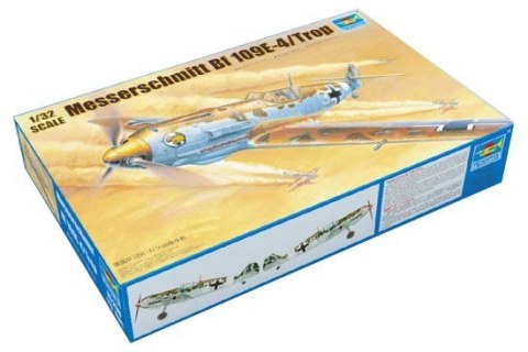 Model plastikowy Messerschmitt Bf 109E-4/Trop Trumpeter