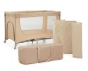 Łóżeczko turystyczne JOY 2 BEIGE Kinderkraft