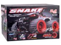 Olbrzymie Auto Monster Snake 4x4 muzyka światła drift 360st. Pilot RC0633