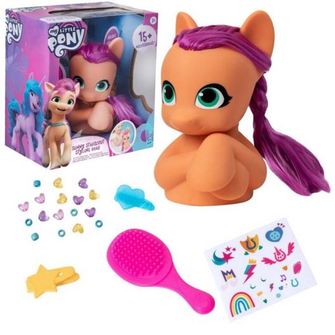 Hasbro My Little Pony kucyk Sunny Starscout głowa do czesania akces ZA5430