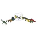 WOOPIE Zestaw Figurki Dinozaury 9szt. + Mata + Kuferek