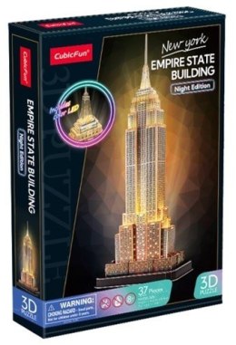 Puzzle 3D 37 elementów Empire State Building Cubic Fun