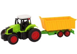 Traktor Z Przyczepą Zdalnie Sterowany RC 1:16 Pilot Zielony QL90268