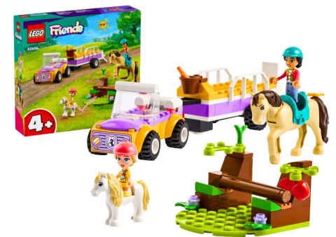 Klocki LEGO FRIENDS Przyczepka Dla Konia I Kucyka 105 Elementów 42634