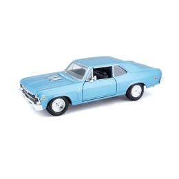 Model kompozytowy Chevrolet Nova 1970 1/24 niebieski Maisto