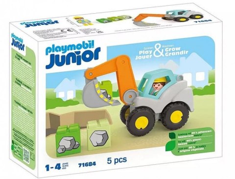 Zestaw z figurką Junior 71684 Koparka Playmobil