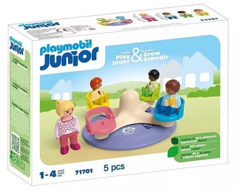 Zestaw z figurkami Junior 71701 Karuzela z cyferkami Playmobil