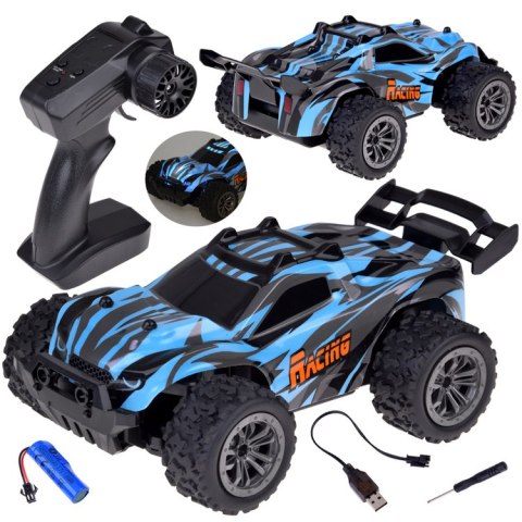 Autko zdalnie sterowane RAPID MONSTER na pilota + podświetlenie RC0682