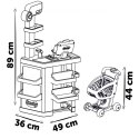 SMOBY Sklep Market z Wózkiem Elektroniczną Kasą ze Skanerem