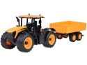 JCB Traktor z przyczepą sterowany na pilota kipruje Double E 1:16 RC0670