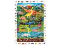 CzuCzu Obserwacyjne puzzle Dinozaury 60 elementów plakat edukacyjny ZA5559