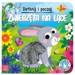 Dotknij i poczuj Zwierzęta na łące książeczka sensoryczna KS0906