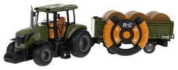 Traktor z Przyczepą Zielony R/C