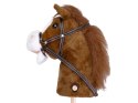 Hobby Horse Koń na patyku Dźwięk galopu i rżenia + ruchomy pysk ZA5442