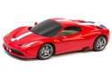 Auto Sportowe RC 1:24 Zdalnie Sterowane Ferrari 458 Speciale Czerwone