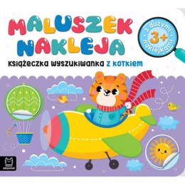 Maluszek nakleja. Książeczka z kotkiem 3+ KS0744