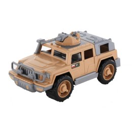 Samochód Jeep Obrońca Safari z obrotowym działem Wader Quality Toys