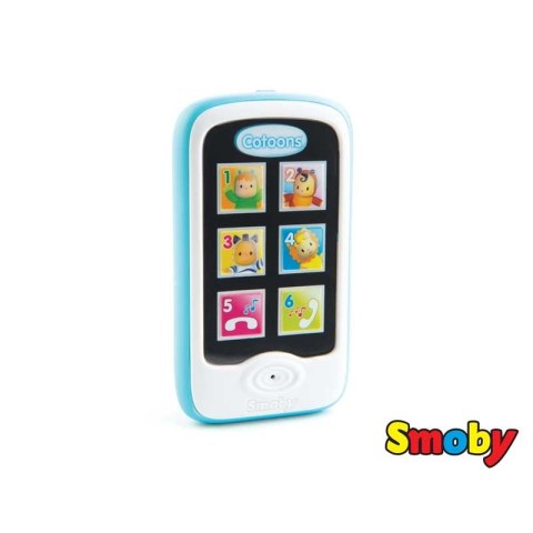 SMOBY Cotoons Niebieski Smartfon Telefon