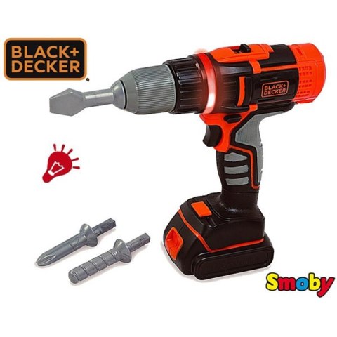 Smoby Elektroniczna Wkrętarka Black+Decker Światło