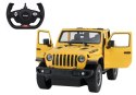 Auto R/C Jeep Wrangler Rubicon 1:14 Rastar Żółty