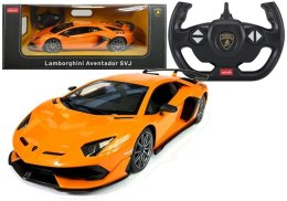 Auto R/C Lamborghini Aventador Rastar 1:14 Pomarańczowy