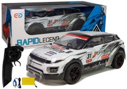 Auto Rajdowe Zdalnie Sterowane 1:10 Białe R/C