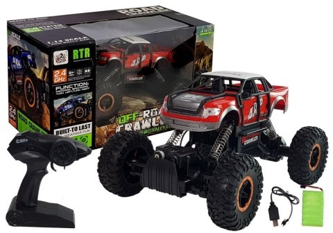 Monster Truck Zdalnie Sterowany R/C 1:14 Czerwony